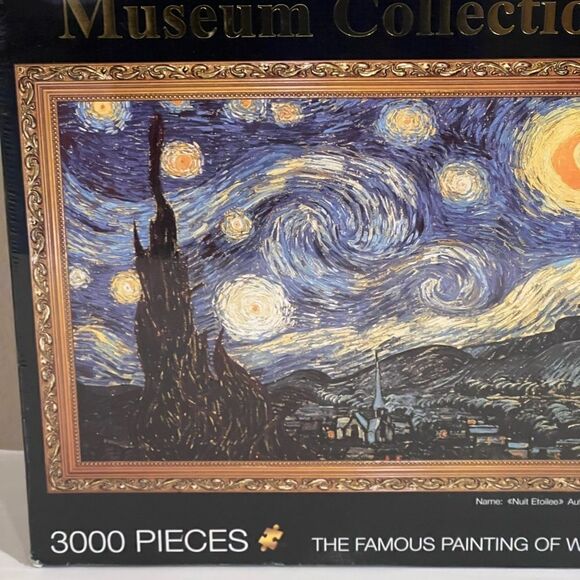 Van Gogh Museum Collection Nuit Etoilee 3000 piece puzzle RARE Sealed artcore - Picture 2 of 9